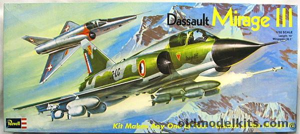 Revell 1/32 Dassault Mirage III S / E / R / RS - Swiss or French Air Forces, H185 plastic model kit